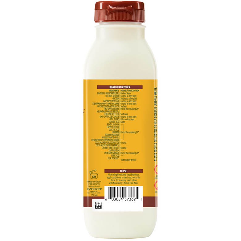 Coconut Conditioner Back View